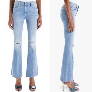 MOTHER Light Blue Flare Jeans